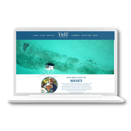 YaZu Yachting Website Design in Deltaville, Virginia